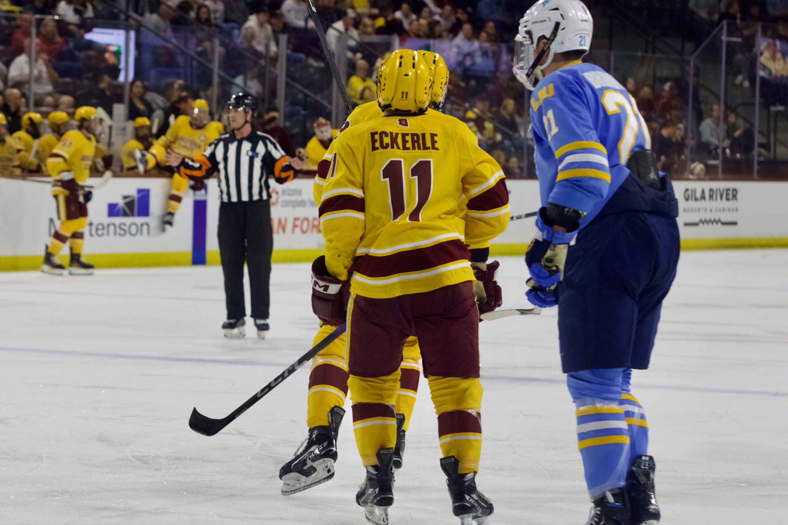 Benji Eckerle of Arizona State hockey.