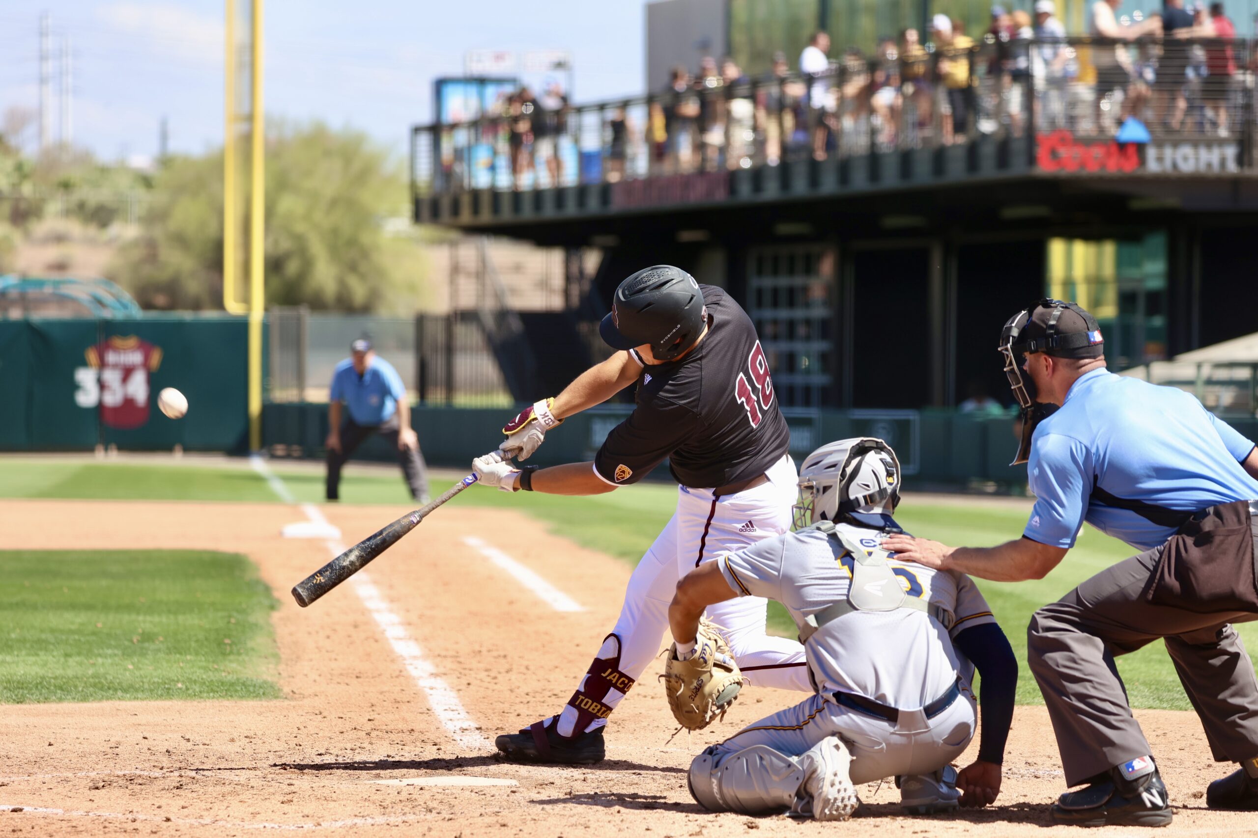 ASU baseball saw their five game win streak end.