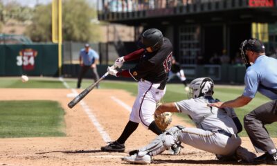 Ryan Campos of ASU baseball against Cal.