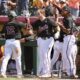 ASU baseball celebrates.