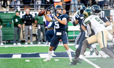 Cooper Legas throwing the ball. He's a potential QB target for ASU football.