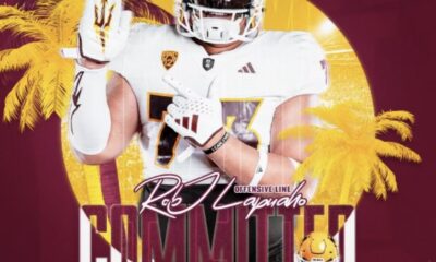 Three-star offensive lineman Rob Lapuaho commits to ASU.