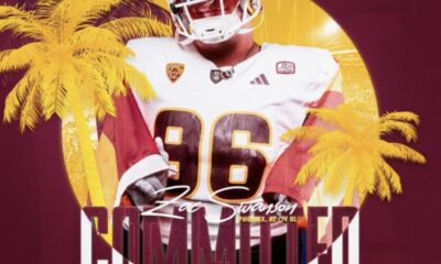 Three-star transfer defensive lineman commits to ASU.