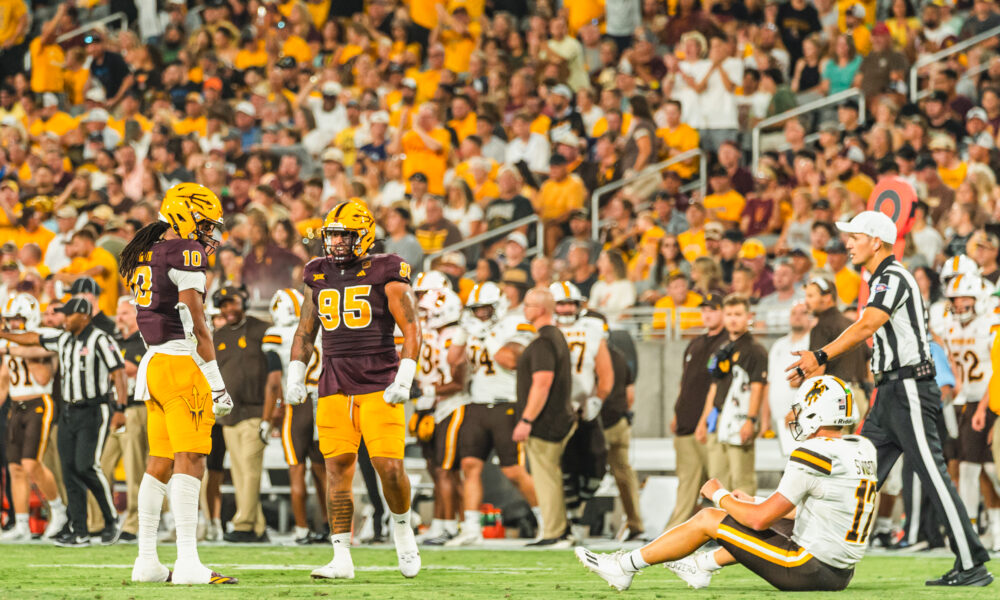 The Arizona State defense looks to get prepared for Mississippi State.