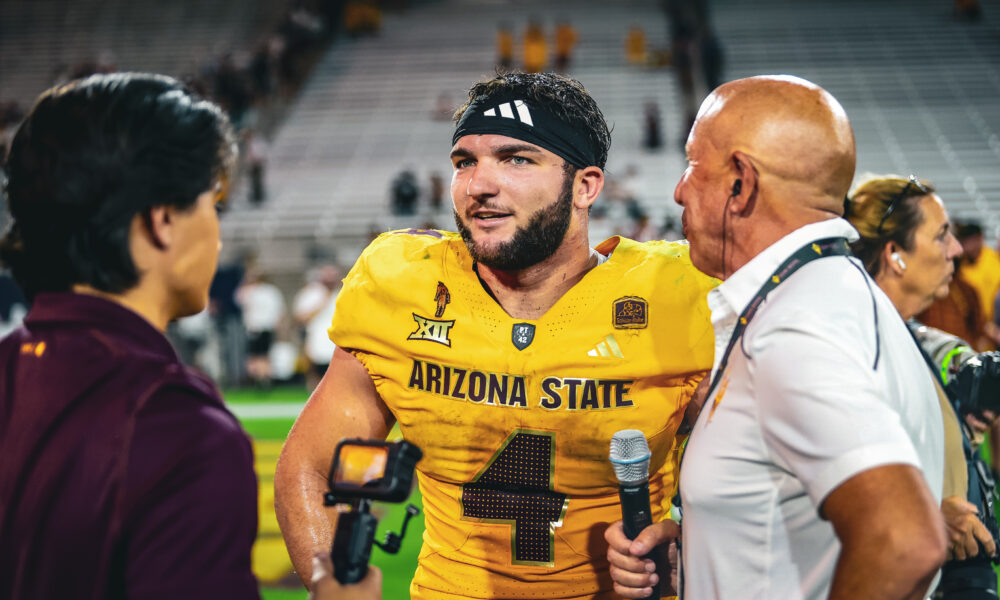 Cam Skattebo, RB for ASU football, has been thrust into national spotlight following his strong start to the season.