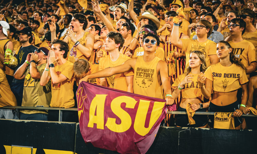 ASU football beat Texas St.