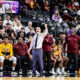 Coach Bobby Hurley leads Arizona State basketball to a victory over GCU at the Footprint Center on Nov. 14, 2024. (Photo by Spencer Barnes/Sun Devil Daily)