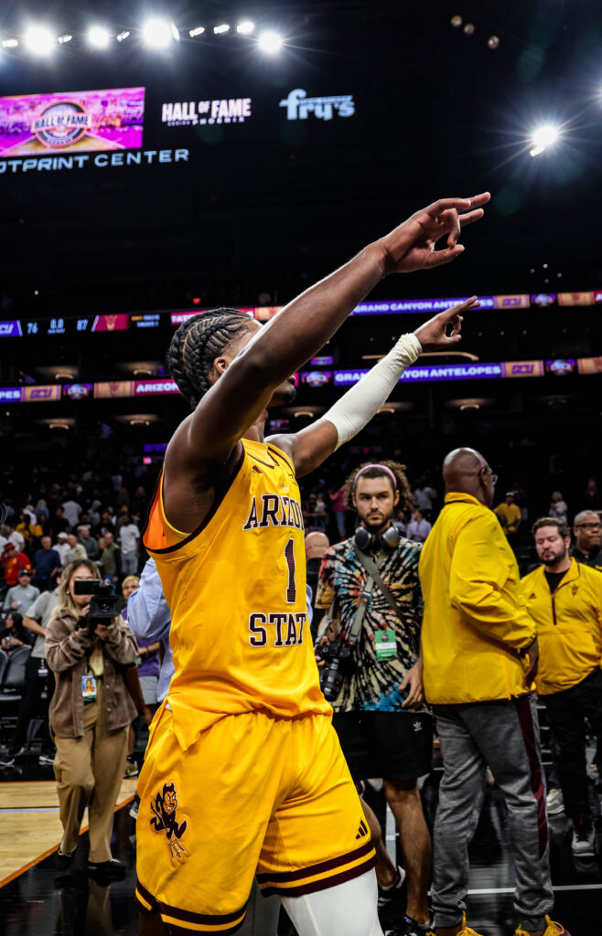 Senior point guard Alston Mason has been a floor general for Arizona State basketball. (Photo by Spencer Barnes/Sun Devil Daily)