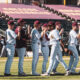 ASU baseball high fives each other before opening the series against Oral Roberts. (Photo by Joshua Eaton/Sun Devil Daily)