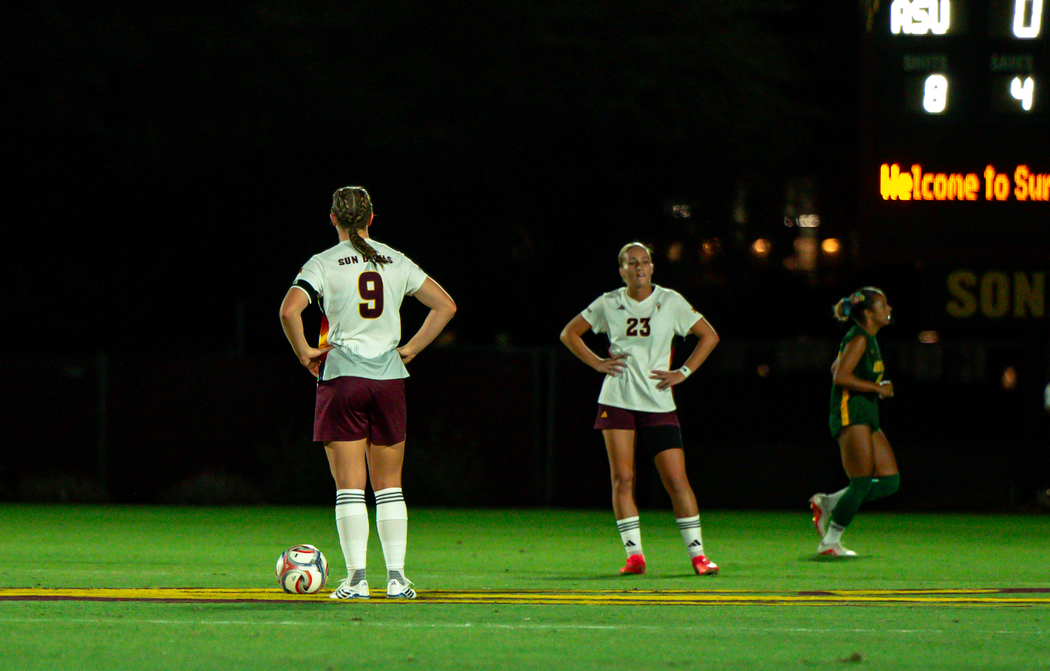Sun Devils fall short 2-0 against No. 9 Baylor following scoreless first half